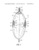 Container With mid-level closure and tear-off features diagram and image