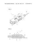 CONNECTED OPTICAL FIBER  AND METHOD FOR ASSEMBLING SAME diagram and image