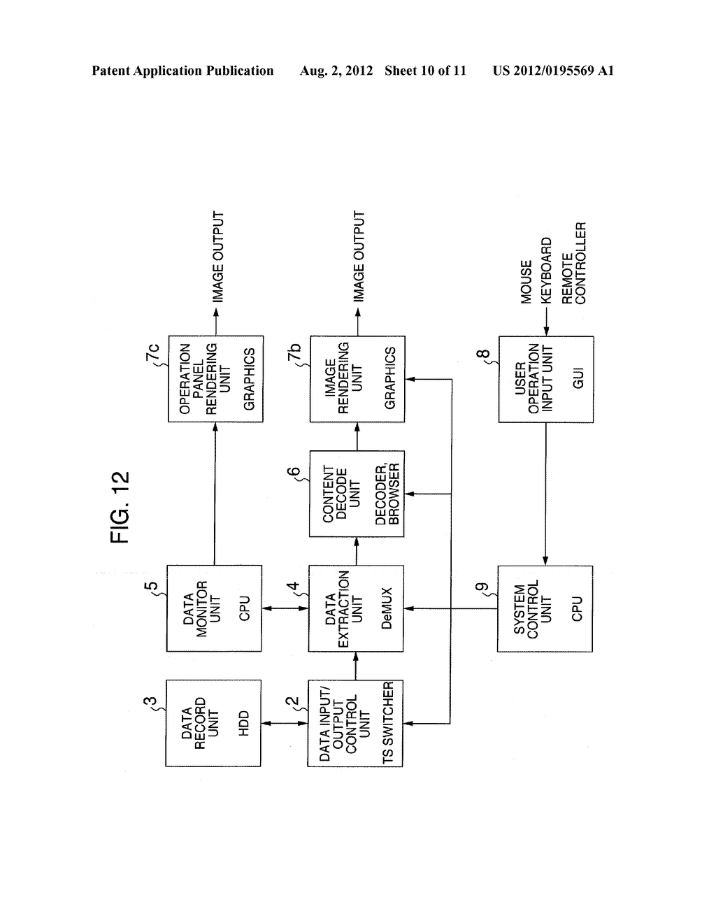 MULTIMEDIA PLAYER DISPLAYING OPERATION PANEL DEPENDING ON CONTENTS - diagram, schematic, and image 11