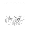 PIVOTING TAILGATE SHOVELING APPARATUS diagram and image