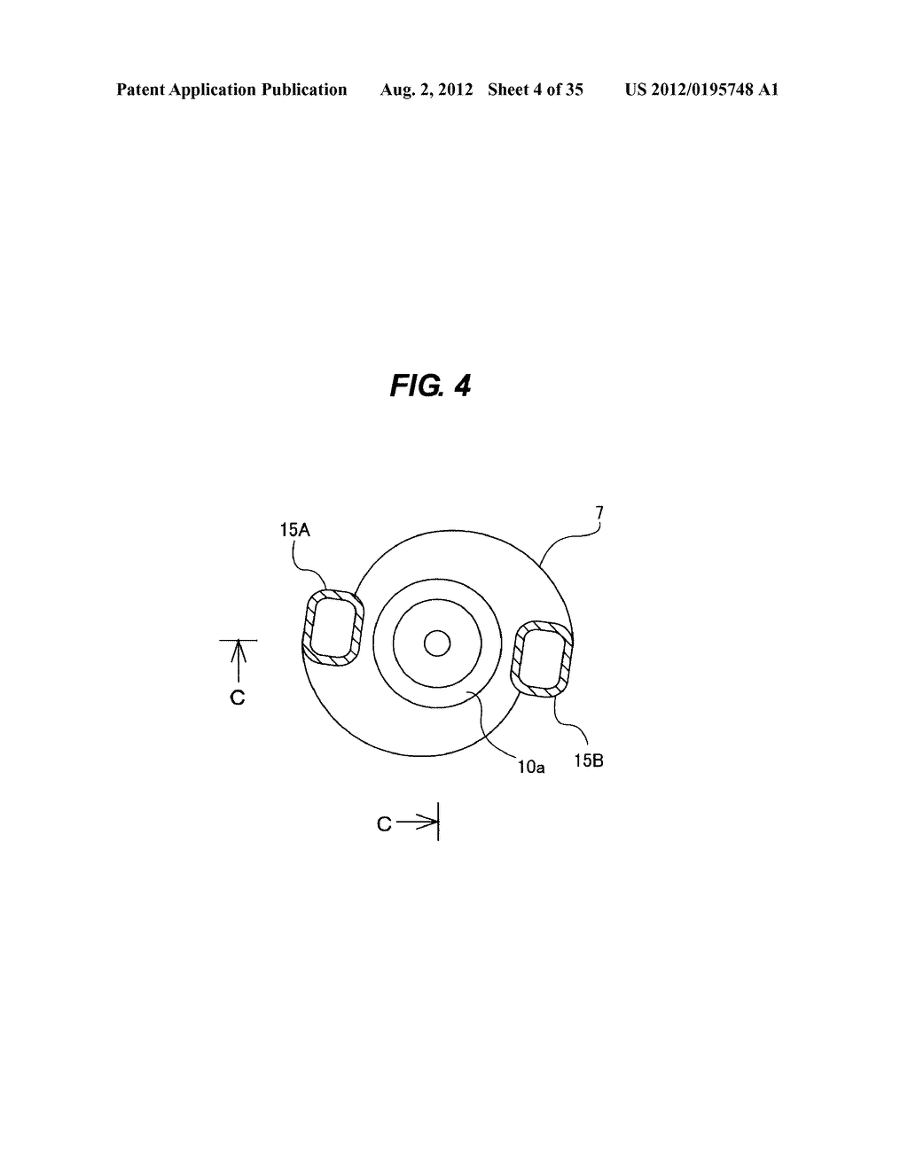 VORTEX PREVENTION DEVICE AND DOUBLE SUCTION VERTICAL PUMP HAVING SUCH     VORTEX PREVENTION DEVICE - diagram, schematic, and image 05