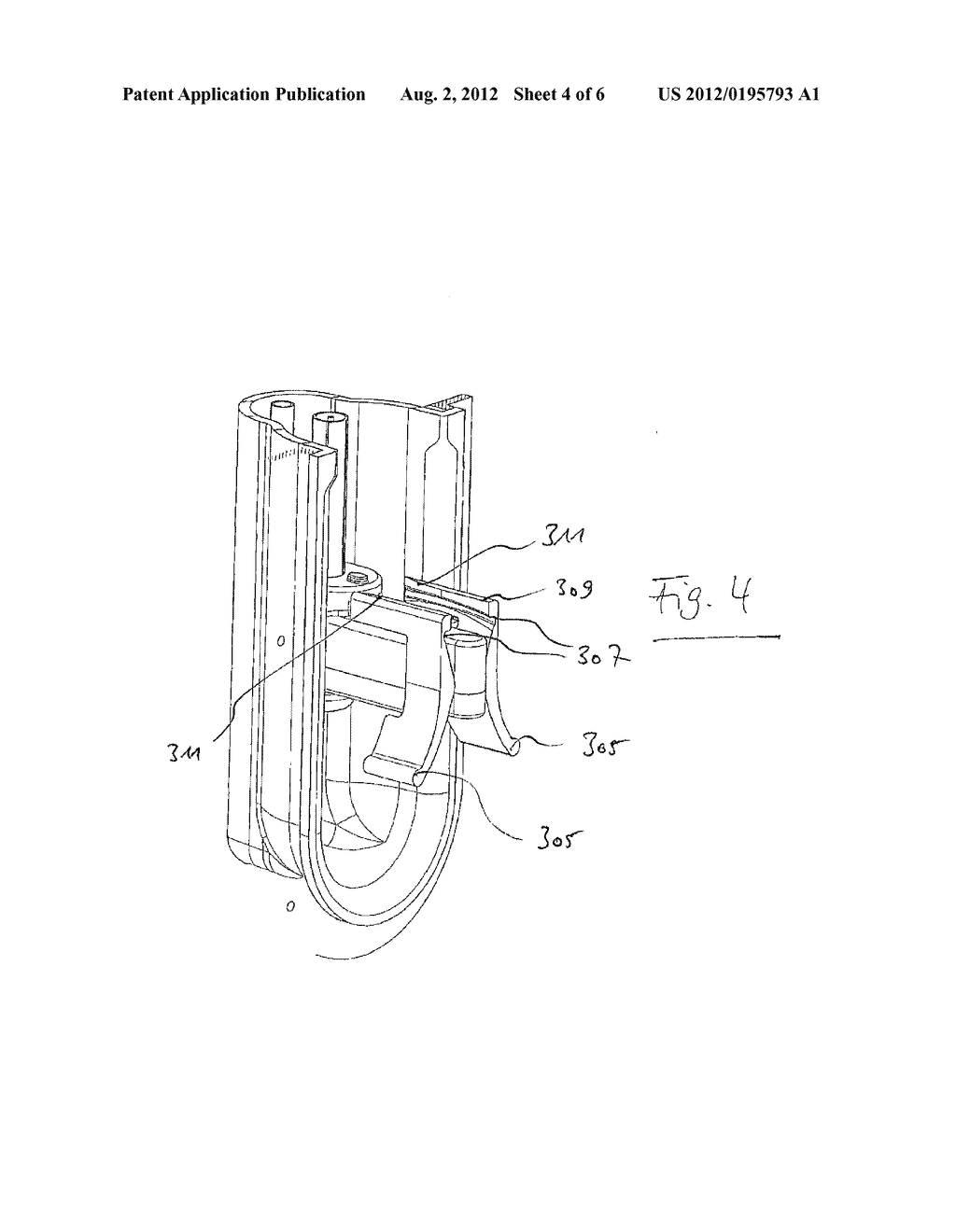 CLAMP MOUNTING FOR A SYRINGE OF A DOSING APPARATUS, DOSING APPARATUS AND     BLOOD TREATMENT APPARATUS - diagram, schematic, and image 05