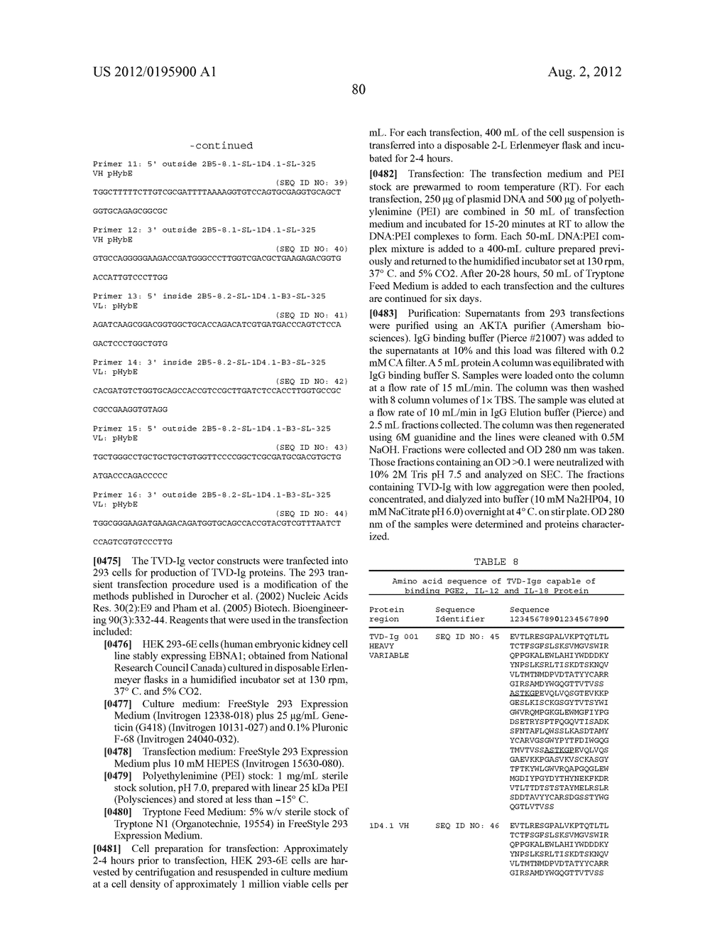 TRI-VARIABLE DOMAIN BINDING PROTEINS AND USES THEREOF - diagram, schematic, and image 82