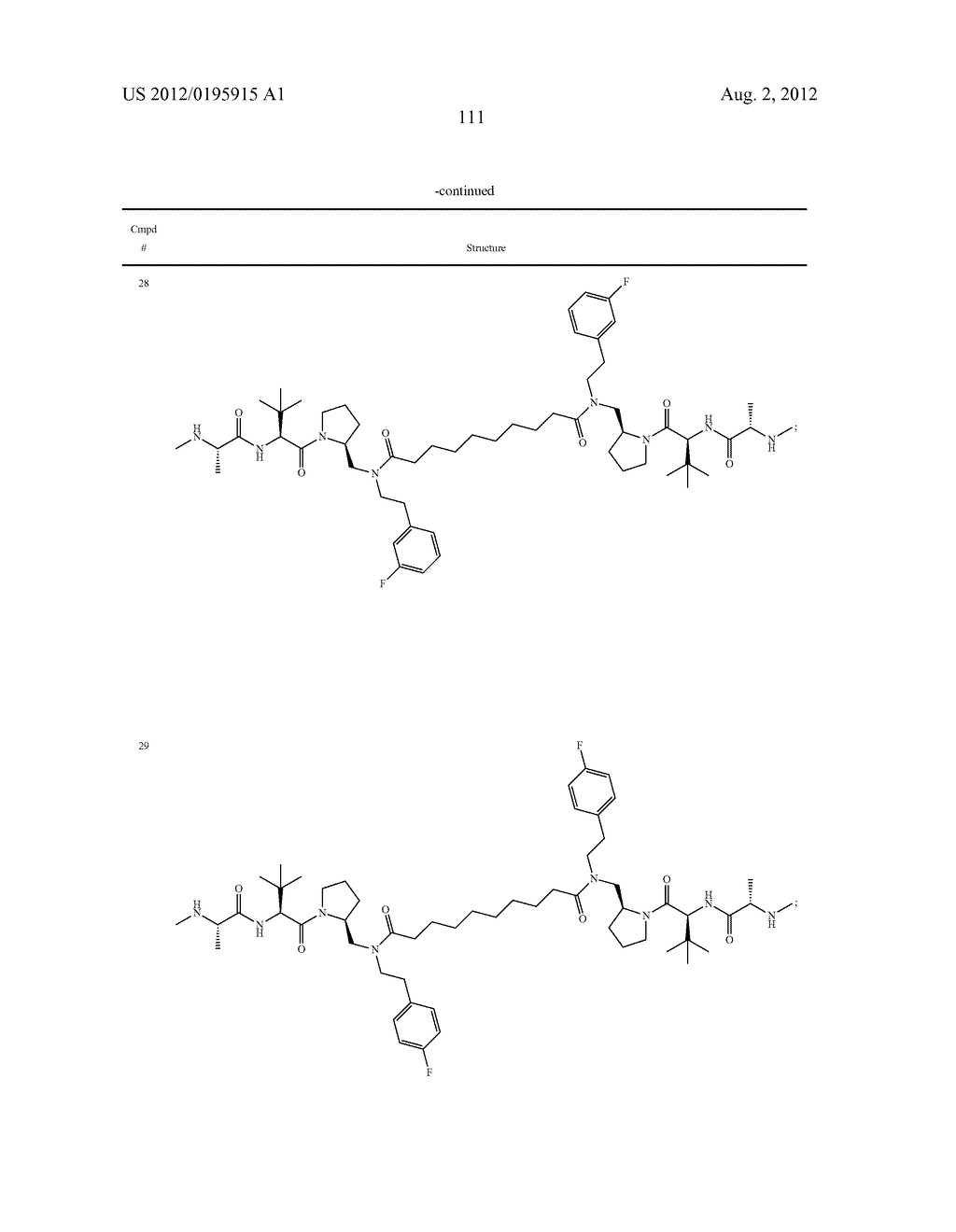 IAP BIR domain binding compounds - diagram, schematic, and image 112