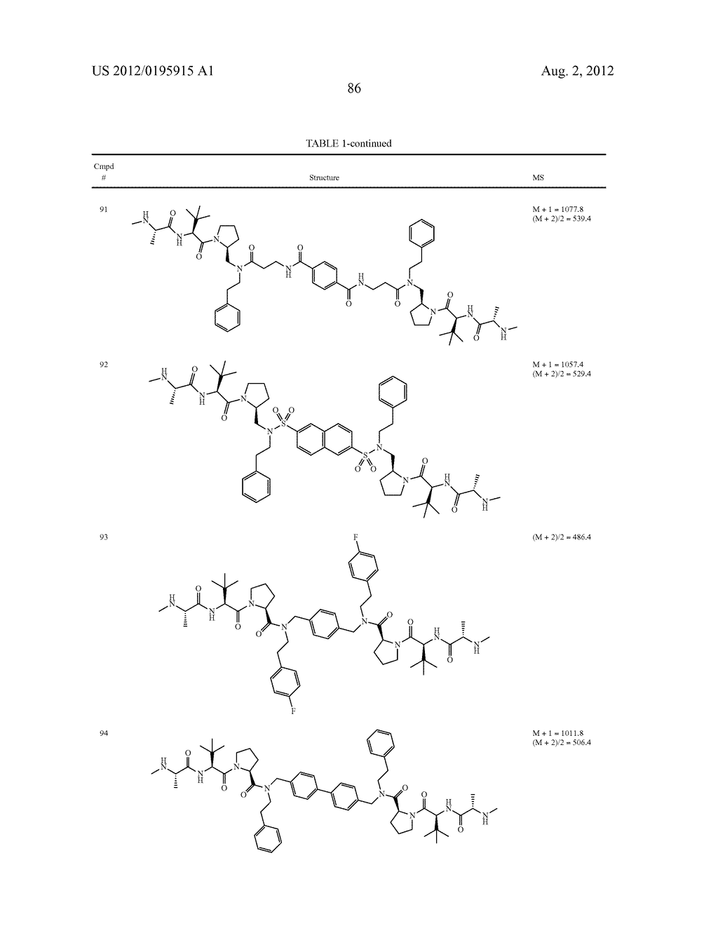 IAP BIR domain binding compounds - diagram, schematic, and image 87