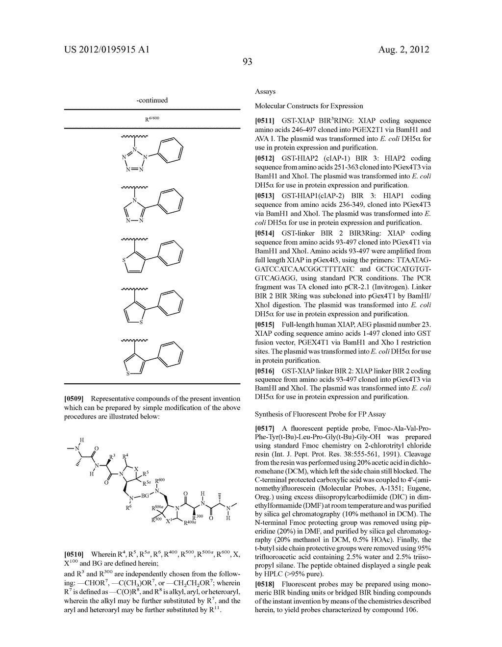 IAP BIR domain binding compounds - diagram, schematic, and image 94