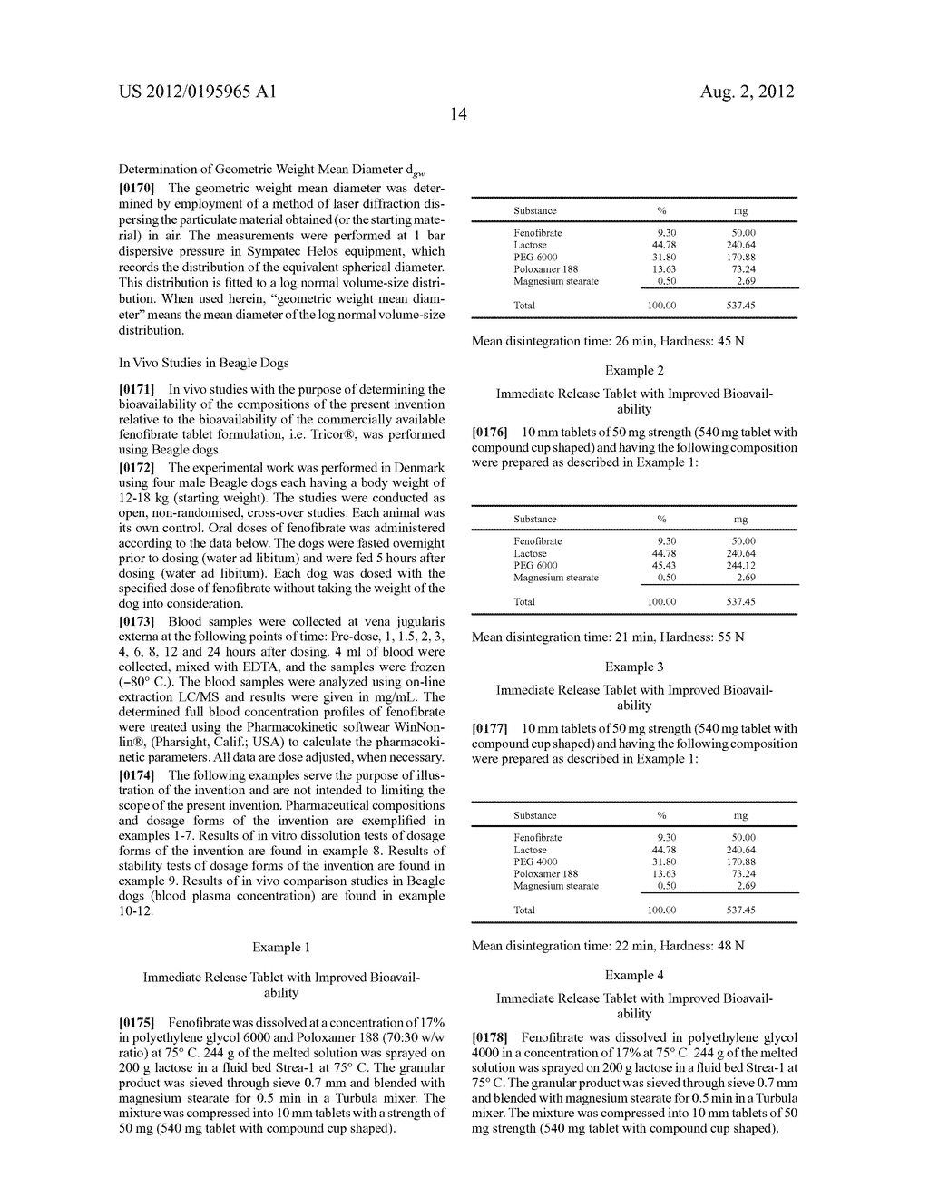 SOLID DOSAGE FORM COMPRISING A FIBRATE - diagram, schematic, and image 15