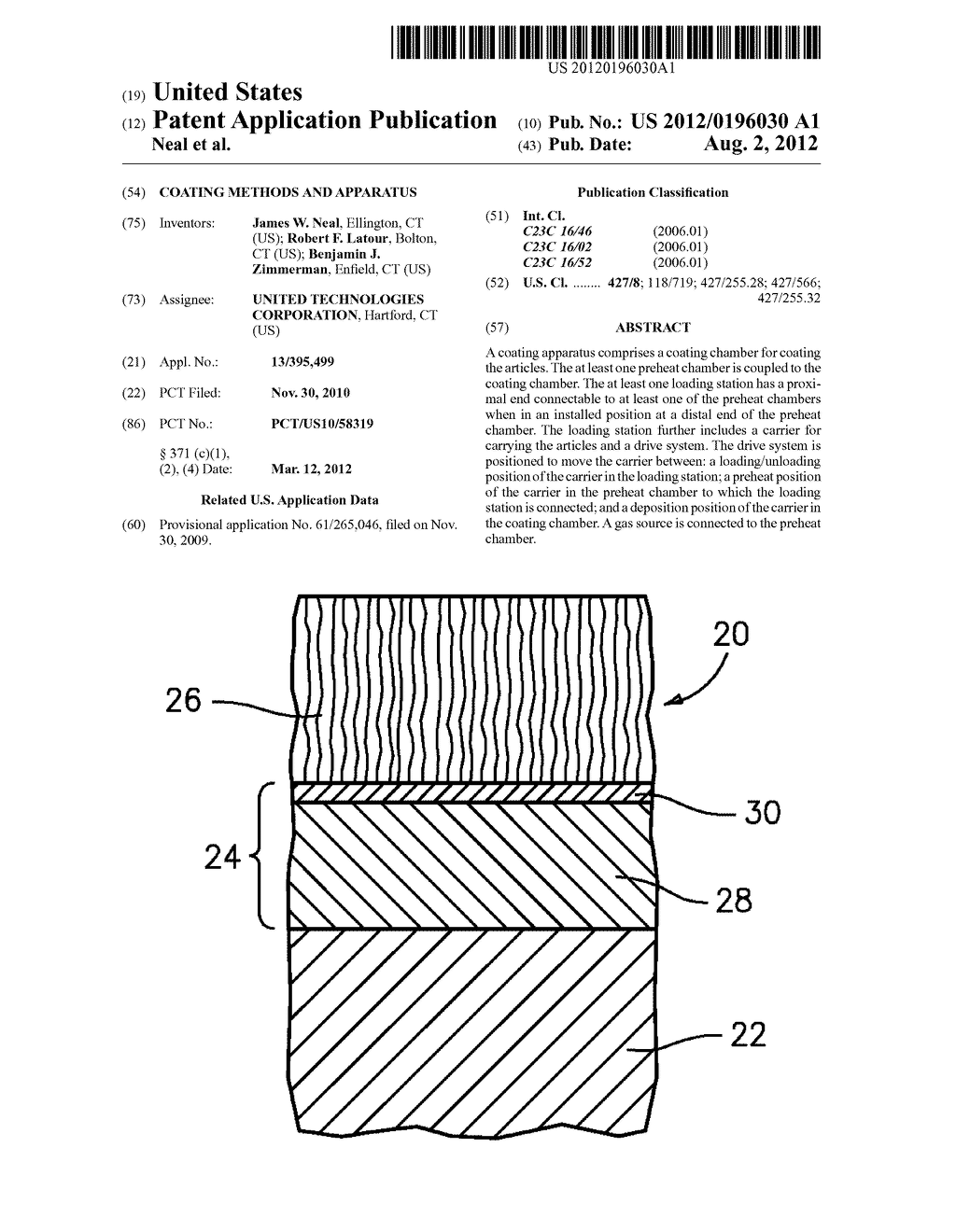 Coating Methods and Apparatus - diagram, schematic, and image 01