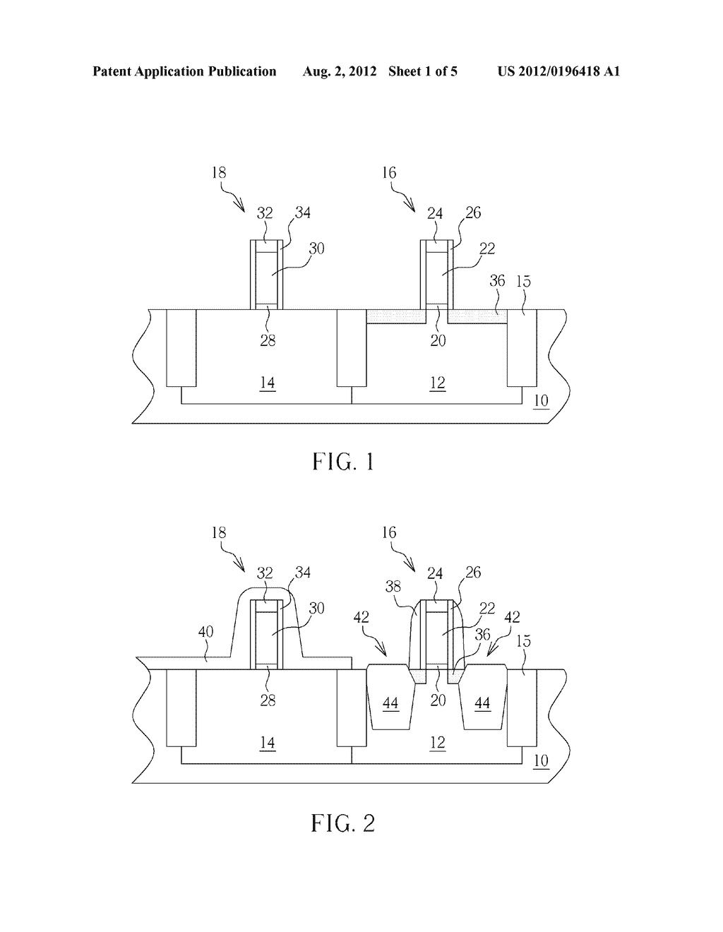 METHOD OF FABRICATING TRANSISTORS - diagram, schematic, and image 02