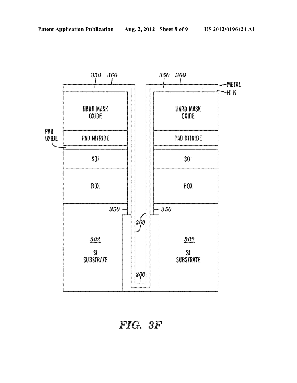 METHOD OF FABRICATING A DEEP TRENCH (DT) METAL-INSULATOR-METAL (MIM)     CAPACITOR - diagram, schematic, and image 09