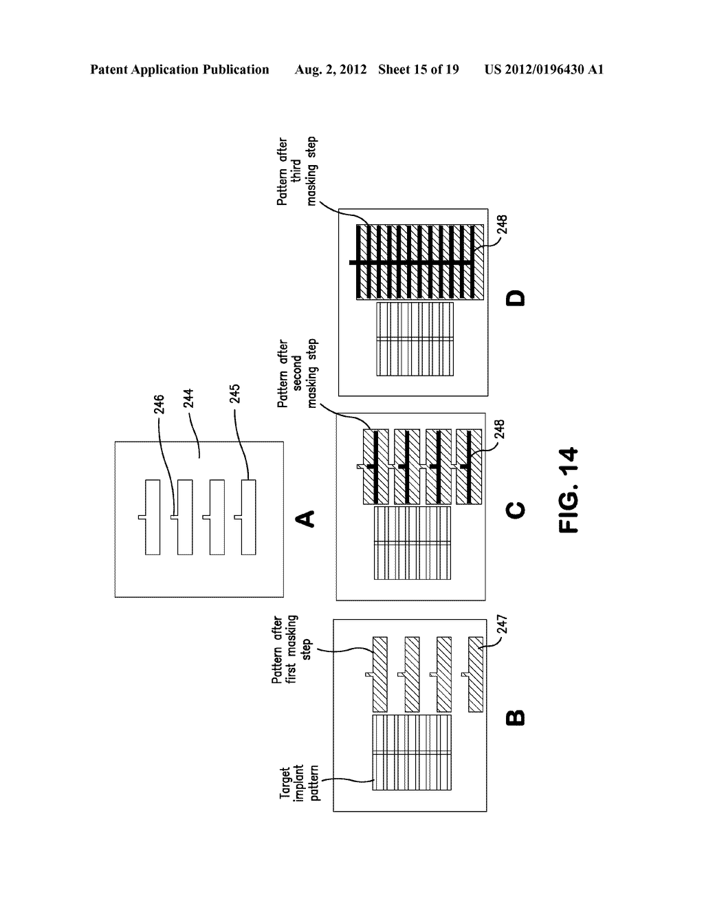 STEPPED MASKING FOR PATTERNED IMPLANTATION - diagram, schematic, and image 16