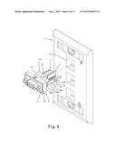 Front Load Keystone D-Shape Connector diagram and image