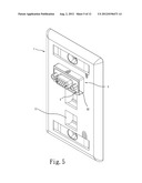 Front Load Keystone D-Shape Connector diagram and image