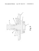 Front Load Keystone D-Shape Connector diagram and image