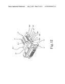 Front Load Keystone D-Shape Connector diagram and image