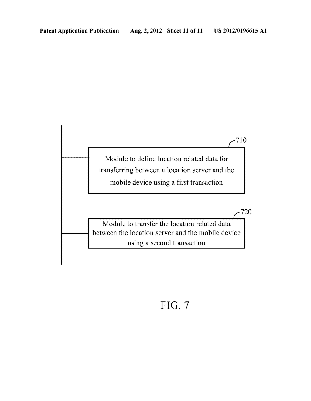 TRANSFER AND MODIFICATION OF LOCATION RELATED DATA DURING AN ONGOING     LOCATION SESSION - diagram, schematic, and image 12