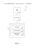 METHOD AND APPARATUS FOR OUTPUTTING OUTCOMES OF A GAMING DEVICE diagram and image