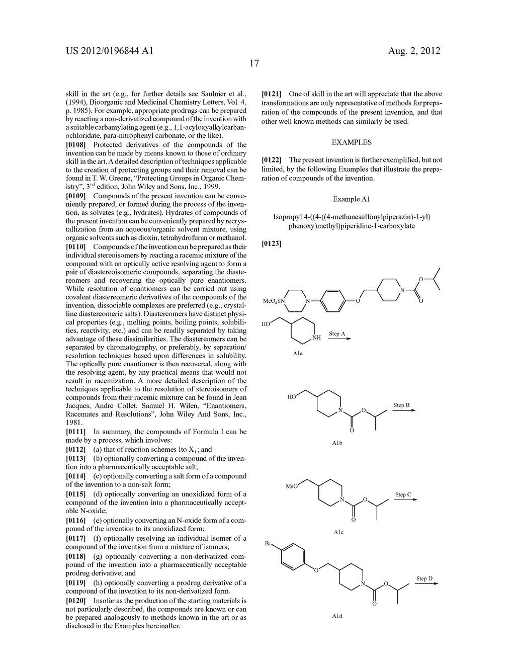 COMPOUNDS AND COMPOSITIONS AS MODULATORS OF GPR119 ACTIVITY - diagram, schematic, and image 18