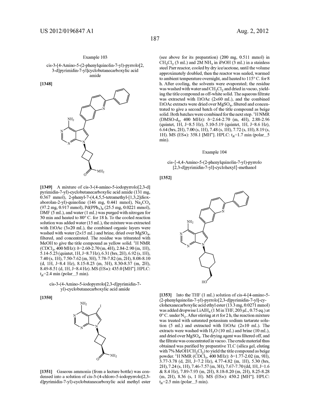 6,6-Bicyclic Ring Substituted Heterobicyclic Protein Kinase Inhibitors - diagram, schematic, and image 188