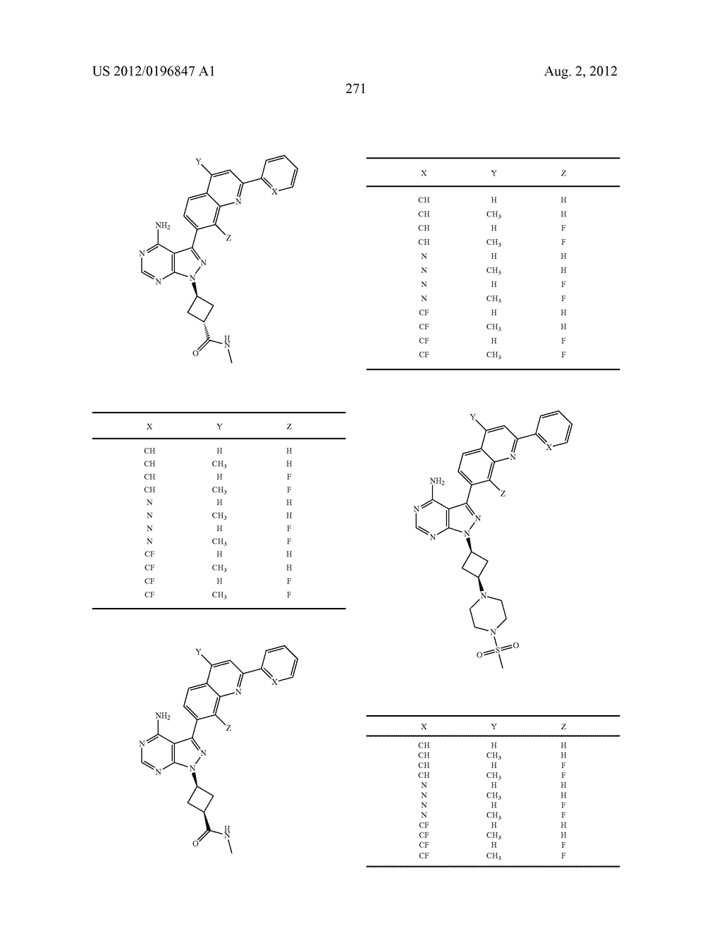 6,6-Bicyclic Ring Substituted Heterobicyclic Protein Kinase Inhibitors - diagram, schematic, and image 272