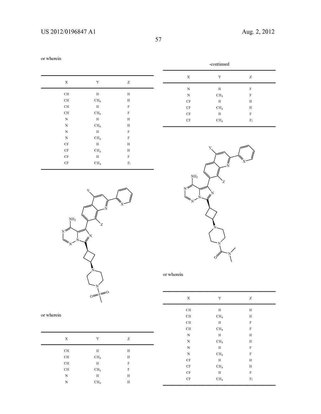 6,6-Bicyclic Ring Substituted Heterobicyclic Protein Kinase Inhibitors - diagram, schematic, and image 58