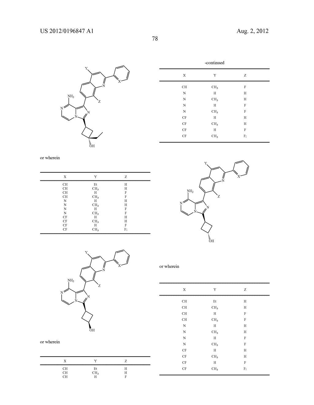 6,6-Bicyclic Ring Substituted Heterobicyclic Protein Kinase Inhibitors - diagram, schematic, and image 79