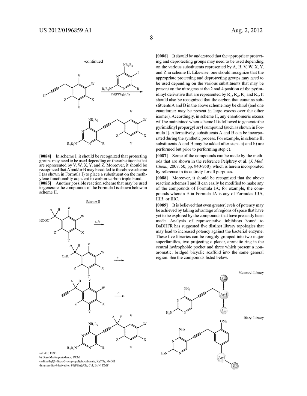 HETEROCYCLIC ANALOGS OF PROPARGYL-LINKED INHIBITORS OF DIHYDROFOLATE     REDUCTASE - diagram, schematic, and image 24