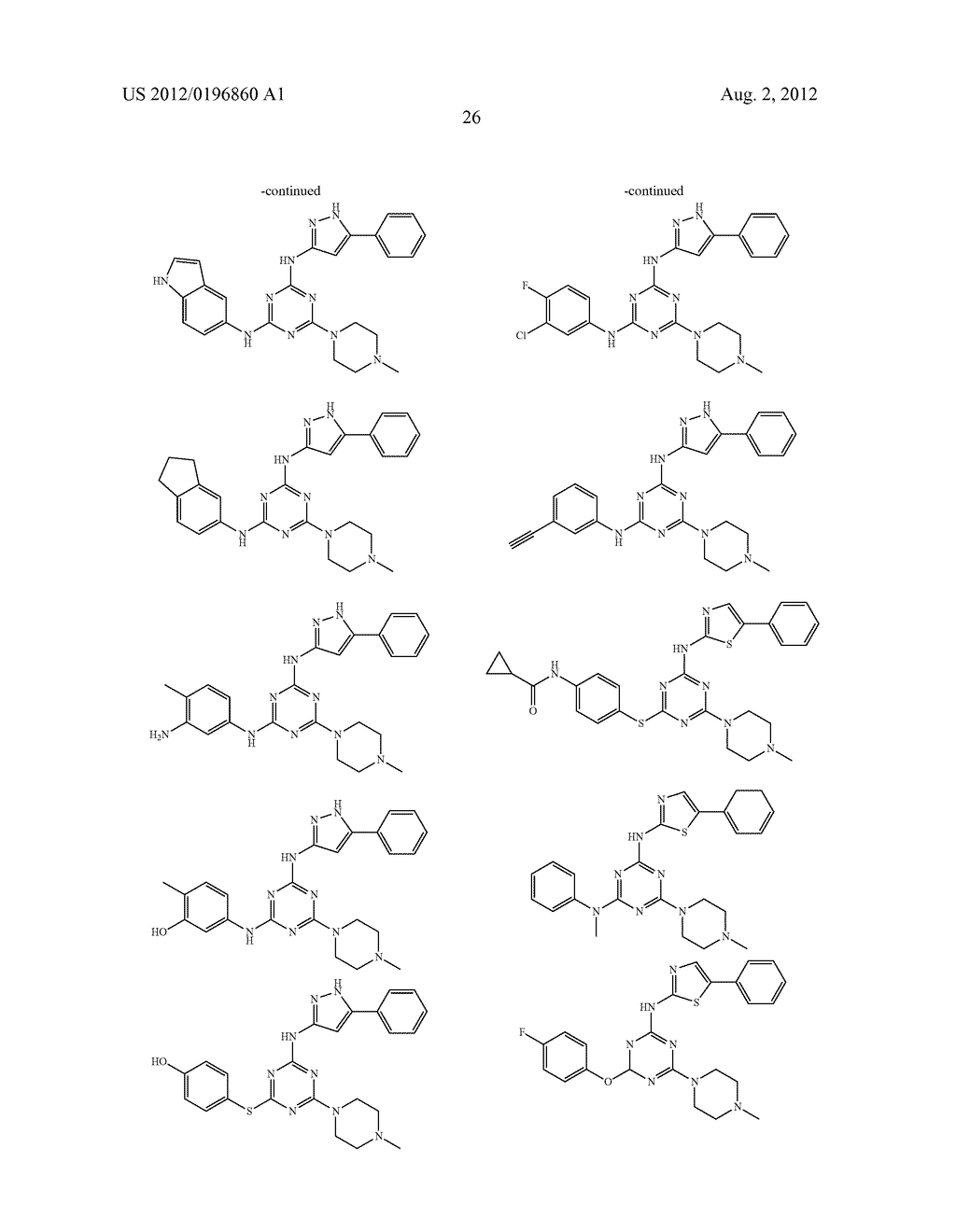 Triazine derivatives and their therapeutical applications - diagram, schematic, and image 27