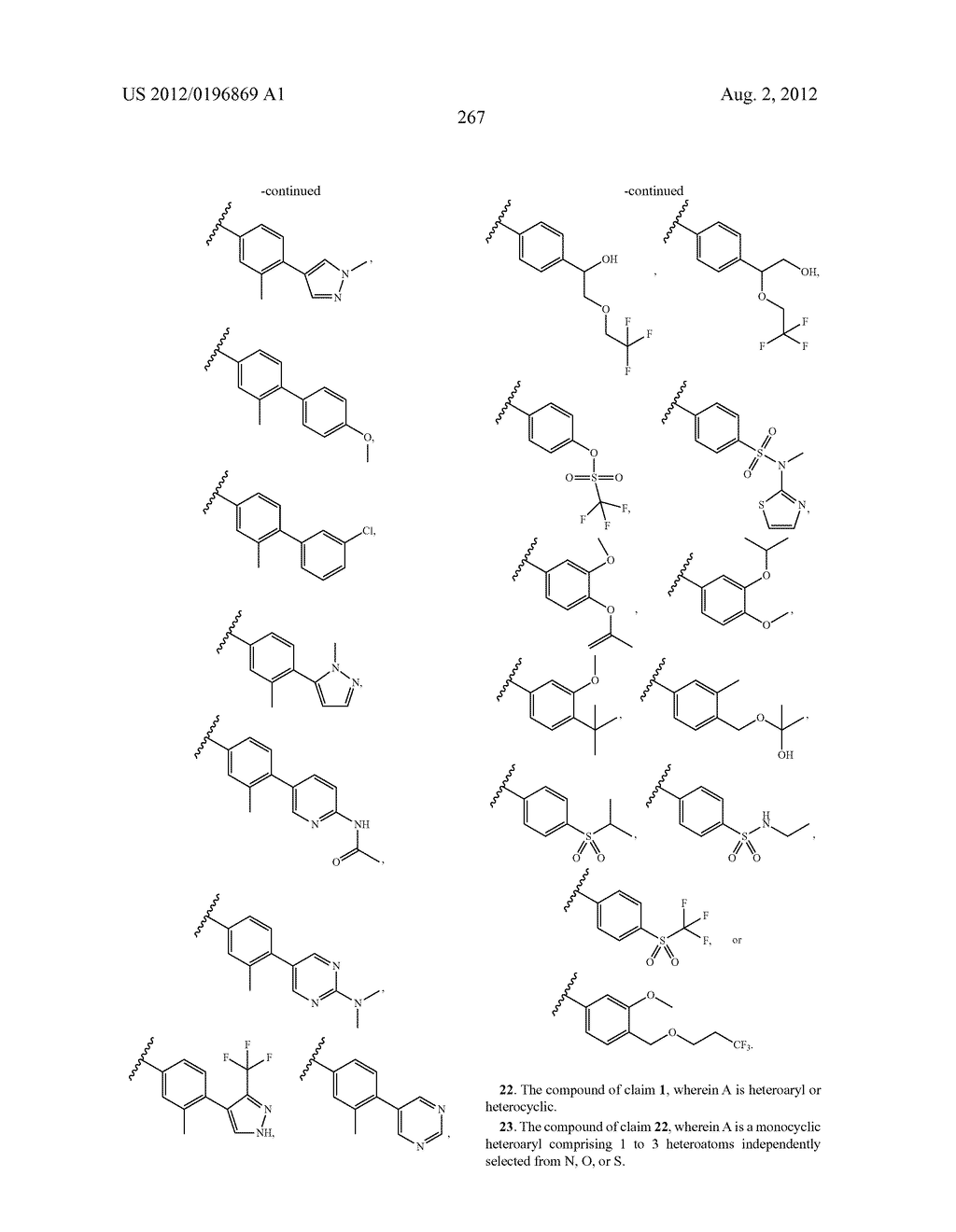 PYRROLOPYRAZINE-SPIROCYCLIC PIPERIDINE AMIDES AS MODULATORS OF ION     CHANNELS - diagram, schematic, and image 268