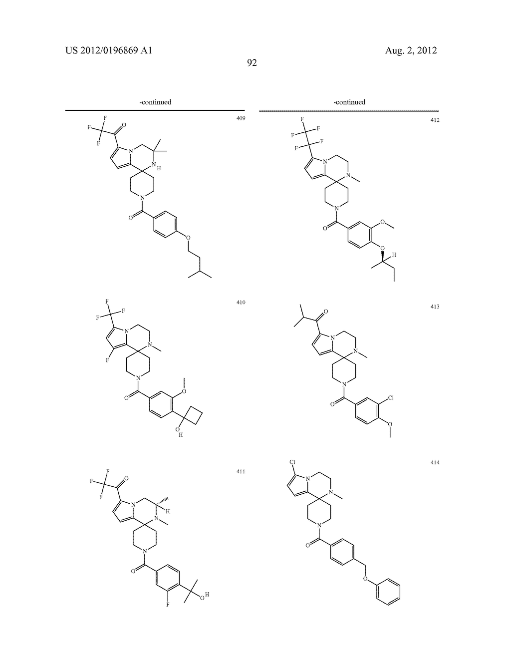 PYRROLOPYRAZINE-SPIROCYCLIC PIPERIDINE AMIDES AS MODULATORS OF ION     CHANNELS - diagram, schematic, and image 93