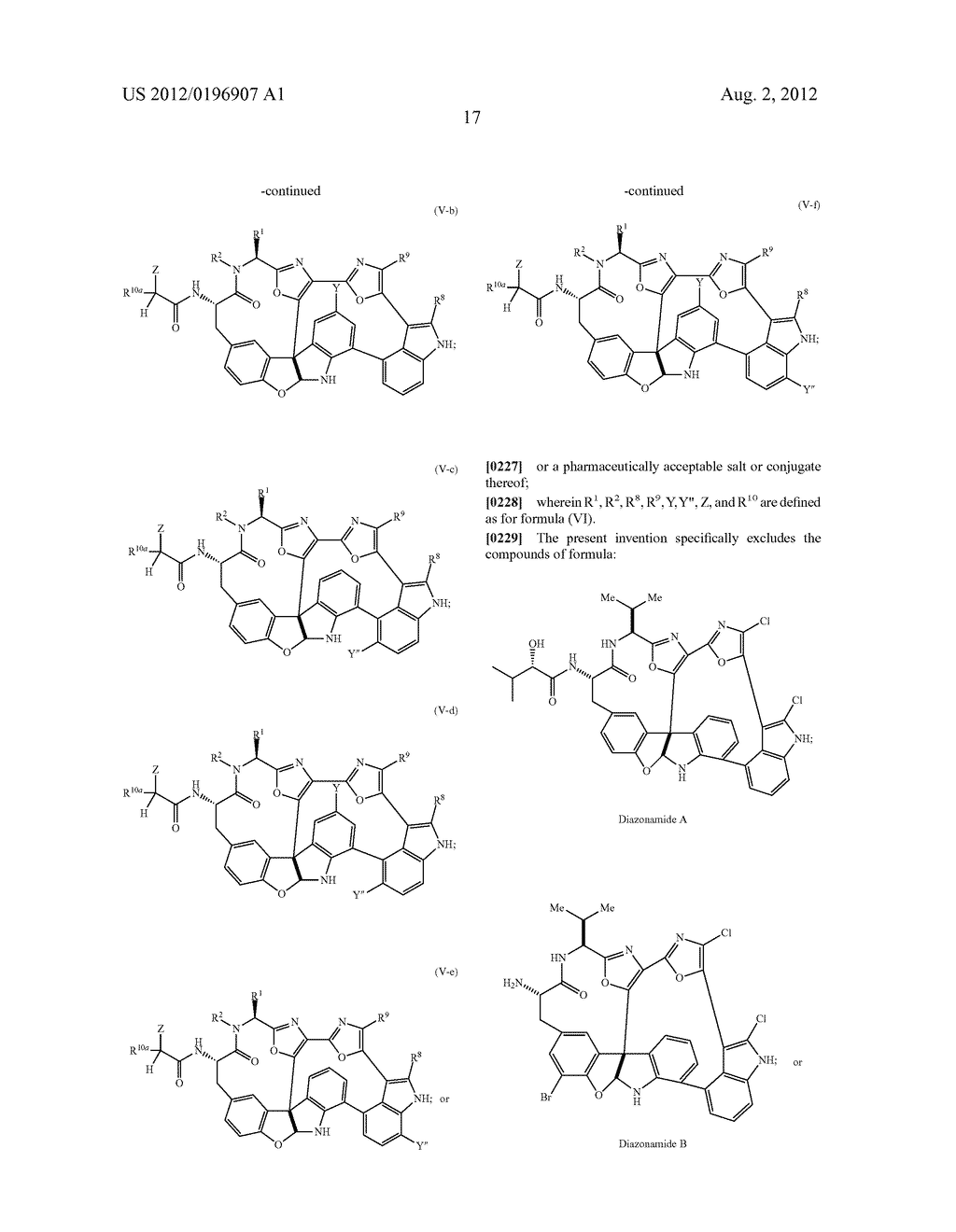 Diazonamide Analogs - diagram, schematic, and image 28