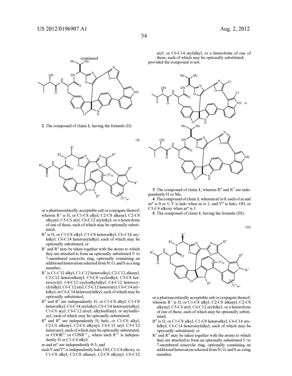 Diazonamide Analogs - diagram, schematic, and image 65