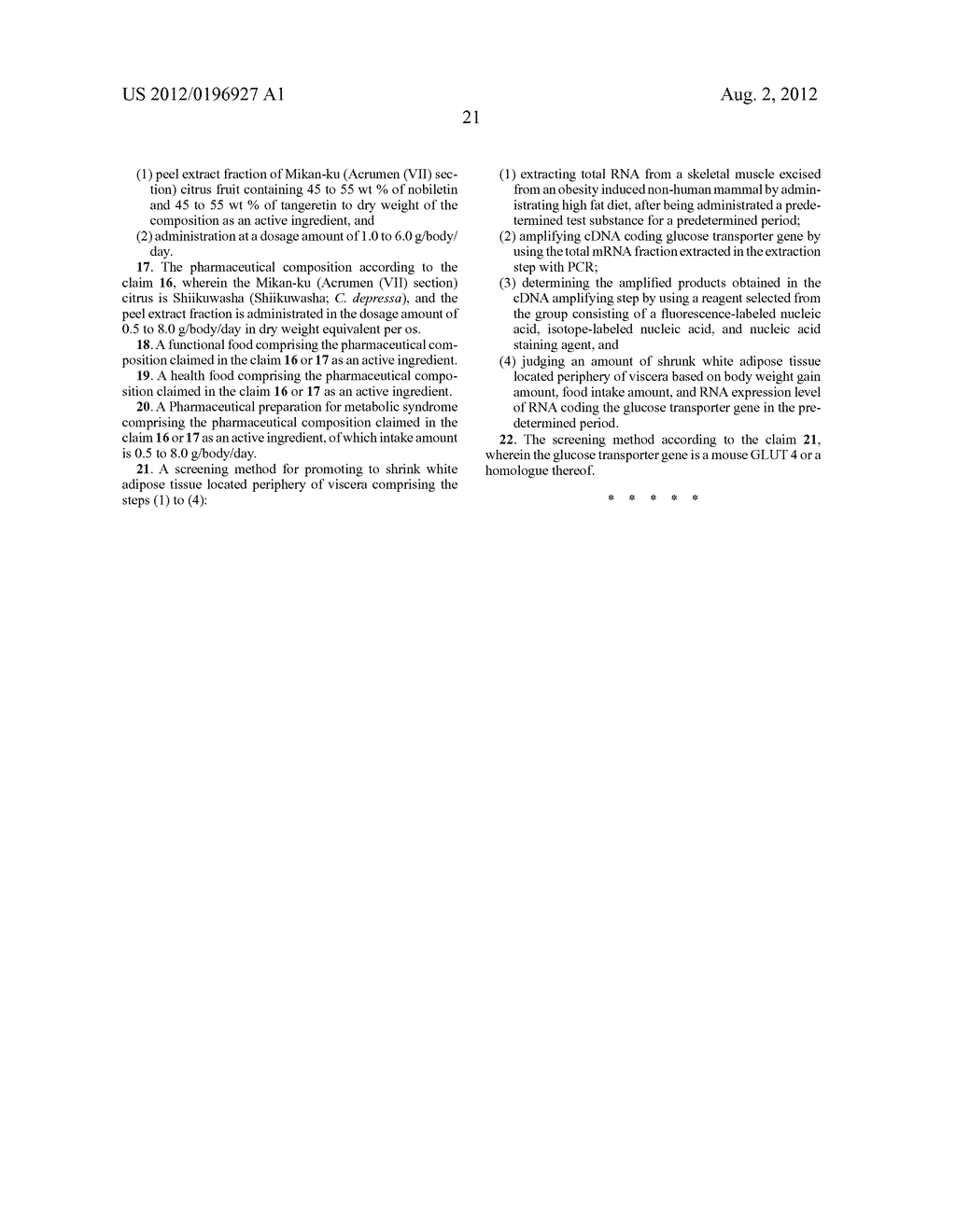 PROPHYLACTIC AND/OR THERAPEUTIC AGENT FOR METABOLIC SYNDROME - diagram, schematic, and image 37