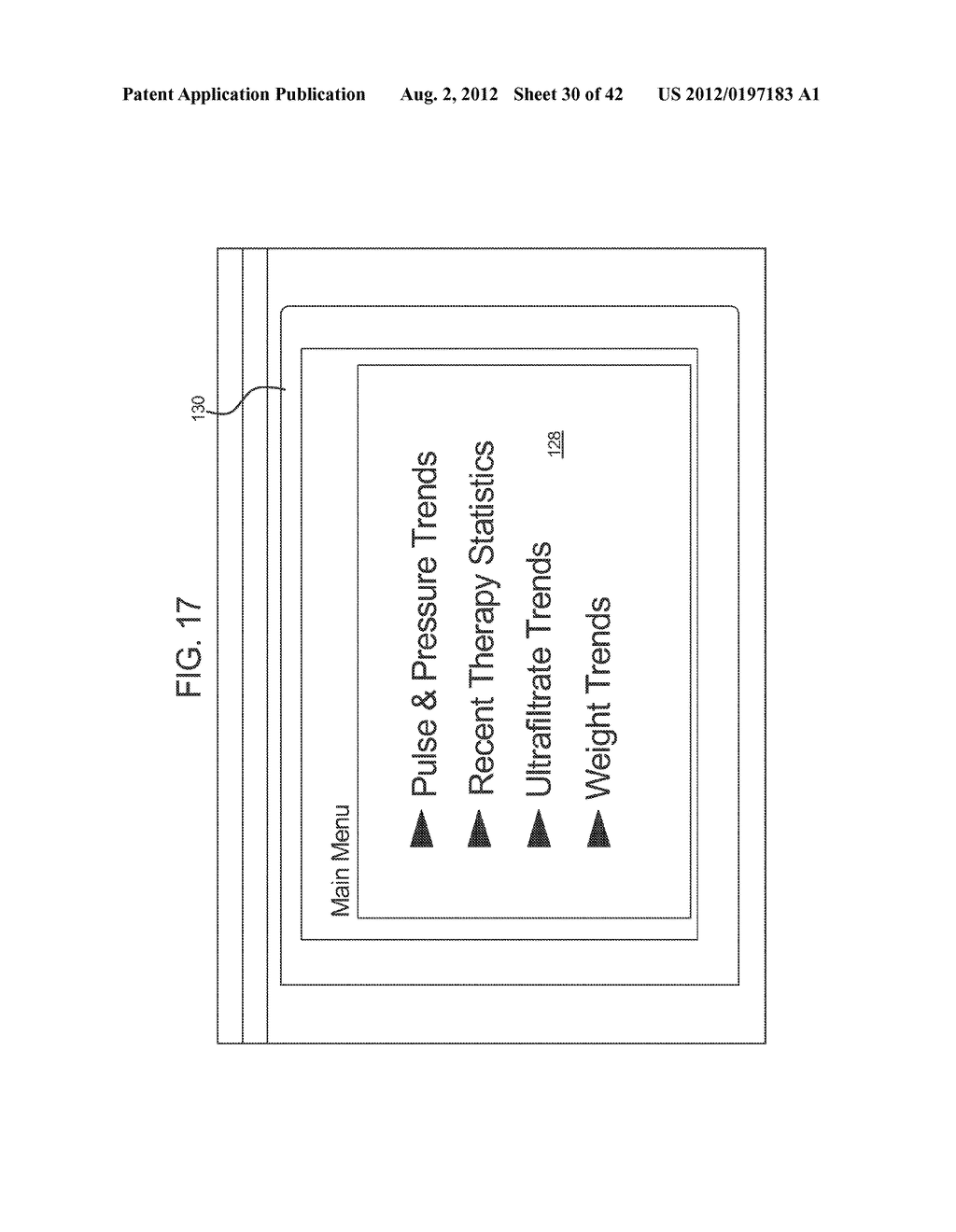 DIALYSIS SYSTEM HAVING FILTERING METHOD FOR DETERMINING THERAPY     PRESCRIPTIONS - diagram, schematic, and image 31