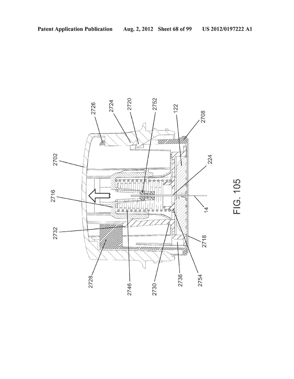 Medical Device Inserters and Processes of Inserting and Using Medical     Devices - diagram, schematic, and image 69