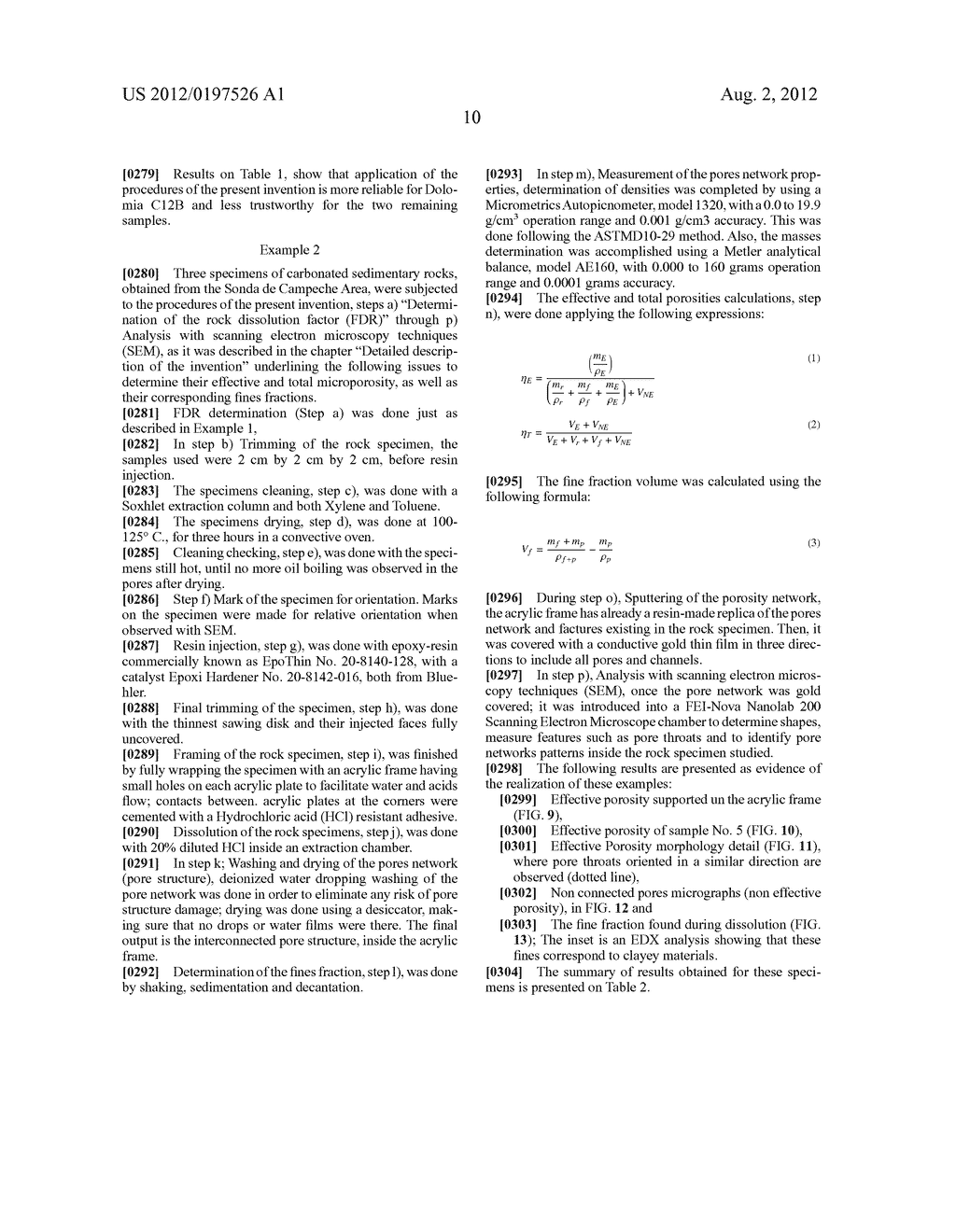 PROCEDURE FOR THE DETERMINATION OF EFFECTIVE AND TOTAL POROSITY OF     CARBONATED SEDIMENTARY ROCKS, AND MORPHOLOGY CHARACTERIZATION OF THEIR     MICRO AND NANOPORES - diagram, schematic, and image 22