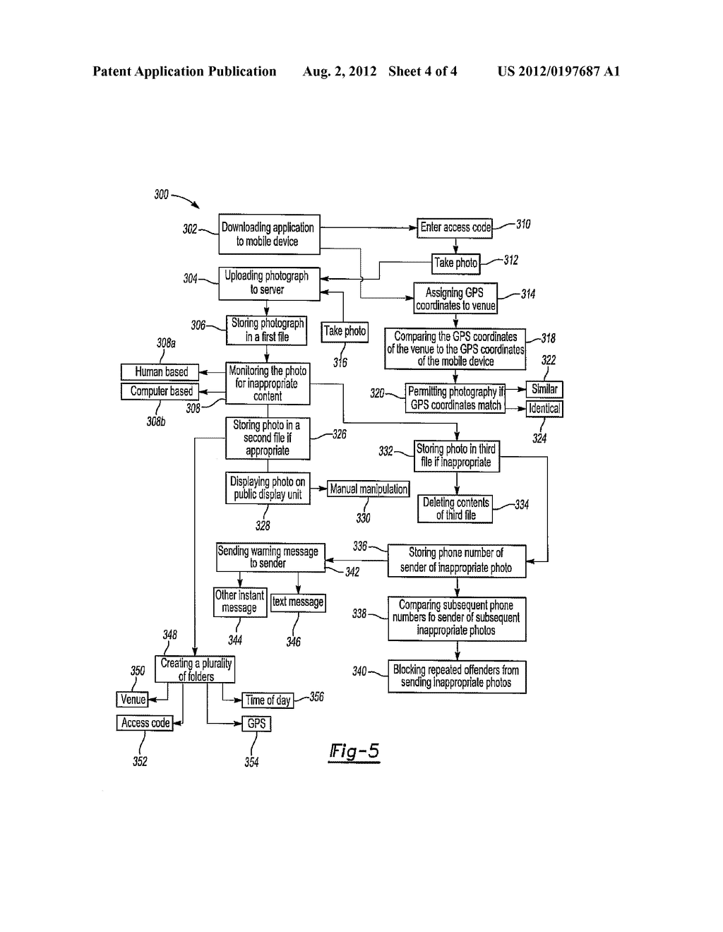 METHOD AND APPLICATION FOR PUBLICLY DISPLAYING CELL PHONE PHOTOGRAPHS - diagram, schematic, and image 05