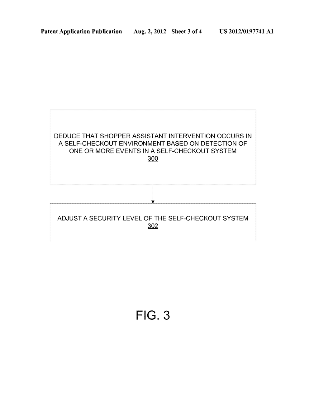 ADJUSTMENT OF A SECURITY LEVEL OF A SELF-CHECKOUT SYSTEM BASED ON SHOPPER     ASSISTANT INTERVENTION - diagram, schematic, and image 04