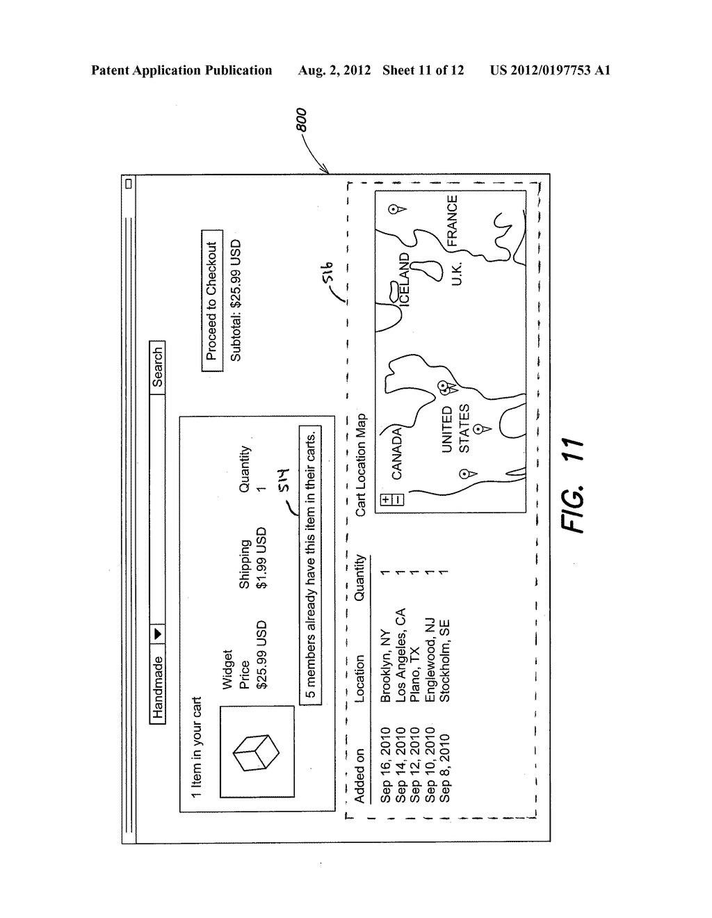 SYSTEMS AND METHODS FOR SHOPPING IN AN ELECTRONIC COMMERCE ENVIRONMENT - diagram, schematic, and image 12