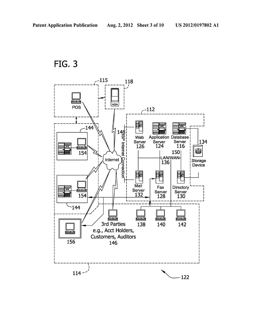 METHOD AND SYSTEM FOR DETERMINING FRAUD IN A CARD-NOT-PRESENT TRANSACTION - diagram, schematic, and image 04