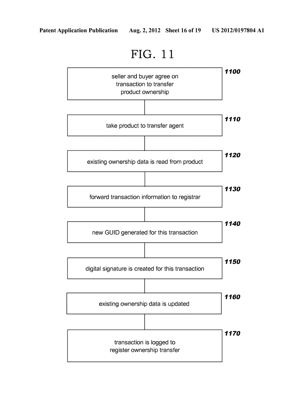 Merchandise-Integral Transaction Receipt and Auditable Product Ownership     Trail - diagram, schematic, and image 17