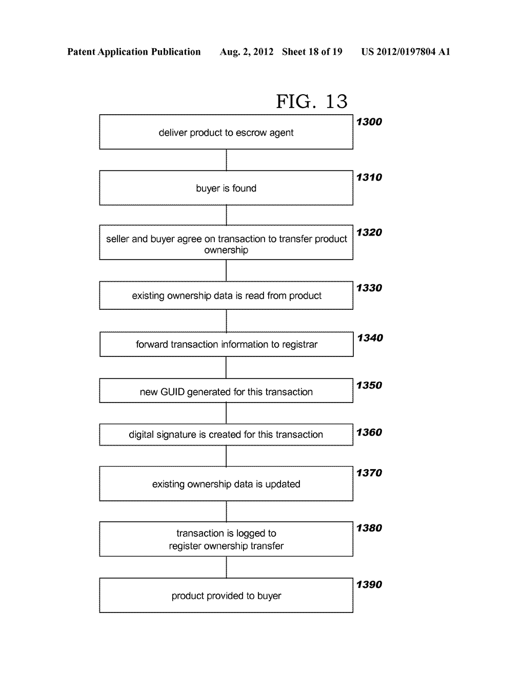 Merchandise-Integral Transaction Receipt and Auditable Product Ownership     Trail - diagram, schematic, and image 19