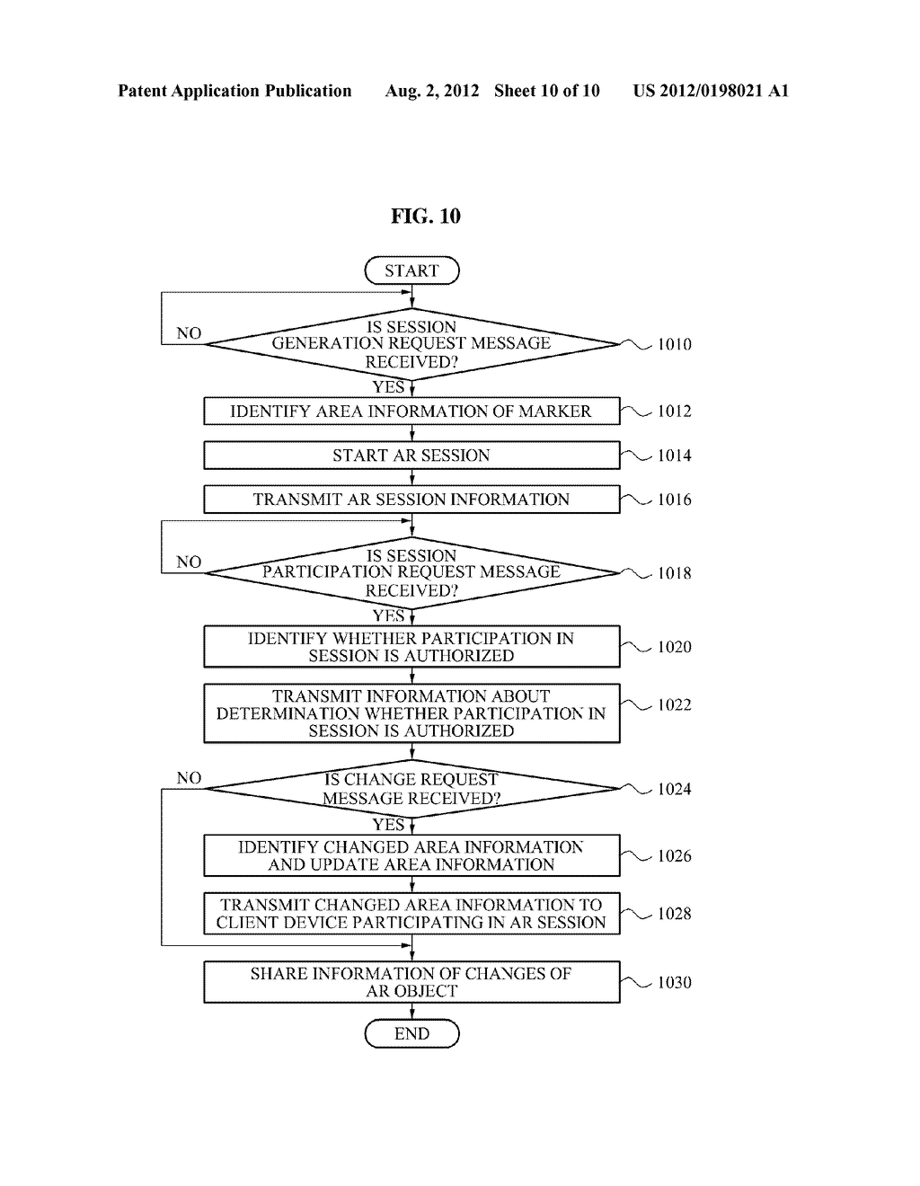 SYSTEM AND METHOD FOR SHARING MARKER IN AUGMENTED REALITY - diagram, schematic, and image 11