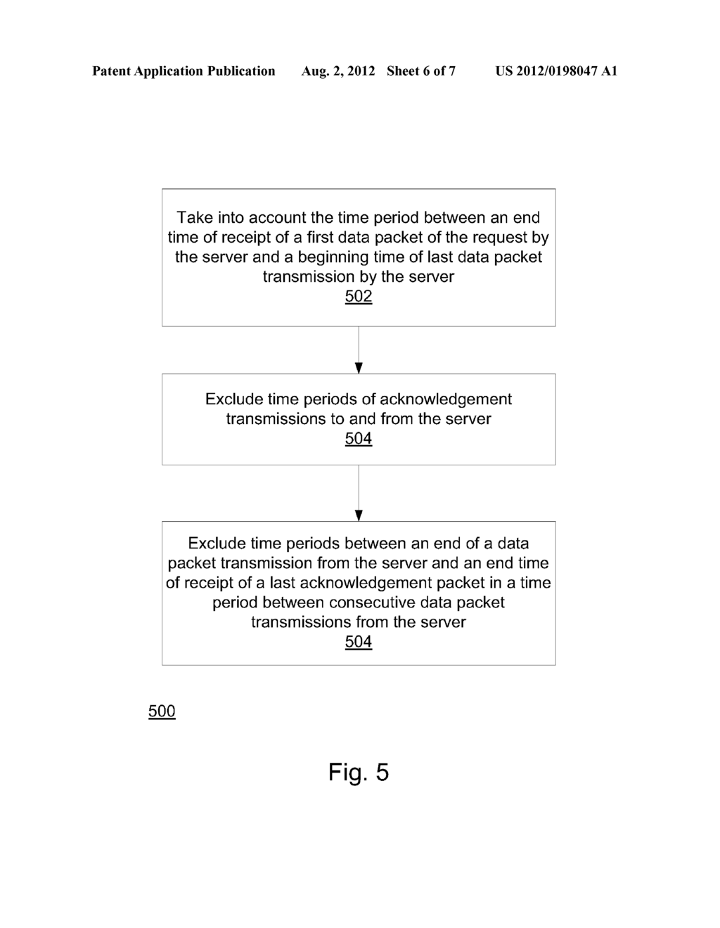 METHOD AND SYSTEM FOR DETERMINING RESPONSE TIME OF A SERVER - diagram, schematic, and image 07