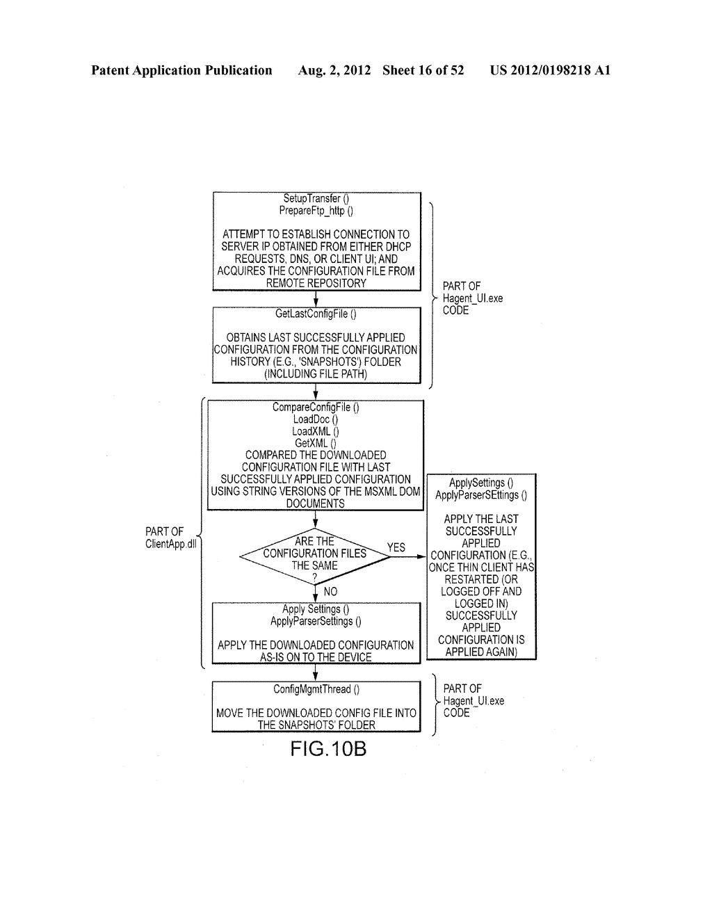 GENERATING, VALIDATING AND APPLYING CUSTOM EXTENSIBLE MARKUP LANGUAGE     (XML) CONFIGURATION ON A CLIENT HAVING A WINDOWS-BASED EMBEDDED IMAGE - diagram, schematic, and image 17