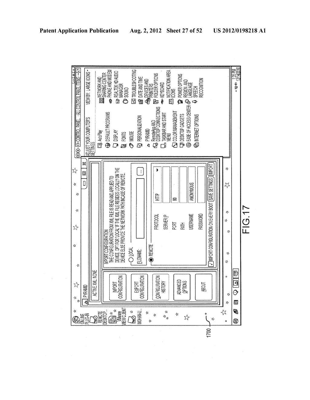 GENERATING, VALIDATING AND APPLYING CUSTOM EXTENSIBLE MARKUP LANGUAGE     (XML) CONFIGURATION ON A CLIENT HAVING A WINDOWS-BASED EMBEDDED IMAGE - diagram, schematic, and image 28