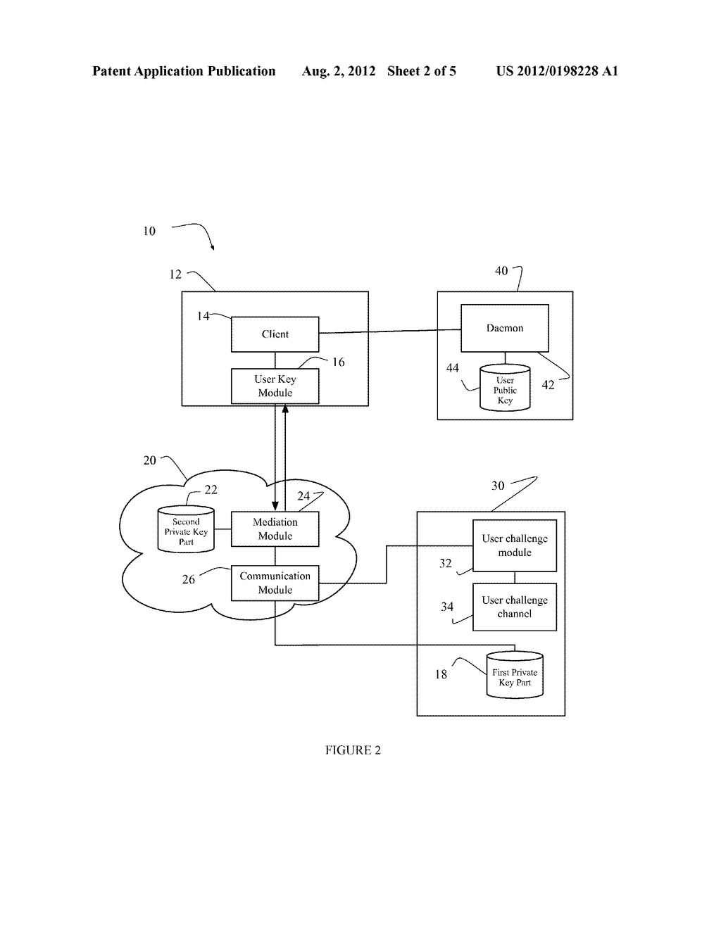 SYSTEM AND METHOD FOR DIGITAL USER AUTHENTICATION - diagram, schematic, and image 03