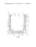 UNDER BED SKIRT SUPPORT WITH FULLY SEPARATED CORNERS AND WITH LAYERS THAT     DO NOT HAVE TO BE EQUALLY LOFTED diagram and image