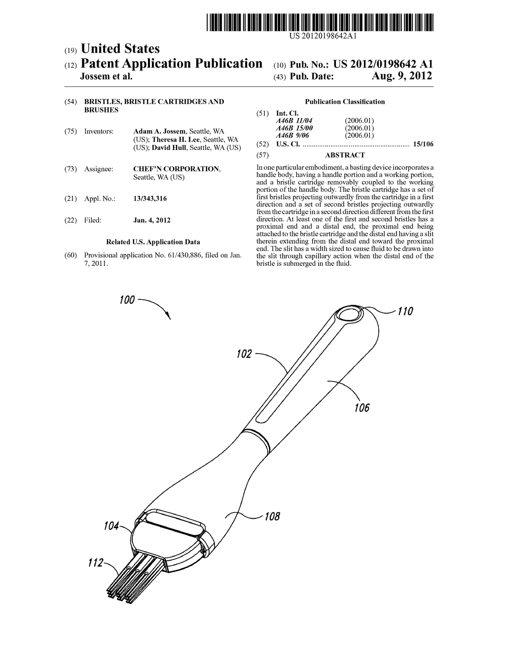 BRISTLES, BRISTLE CARTRIDGES AND BRUSHES - diagram, schematic, and image 01