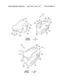 STRAP CLAMP WITH TRANSVERSE ORIENTED CAM DOOR diagram and image